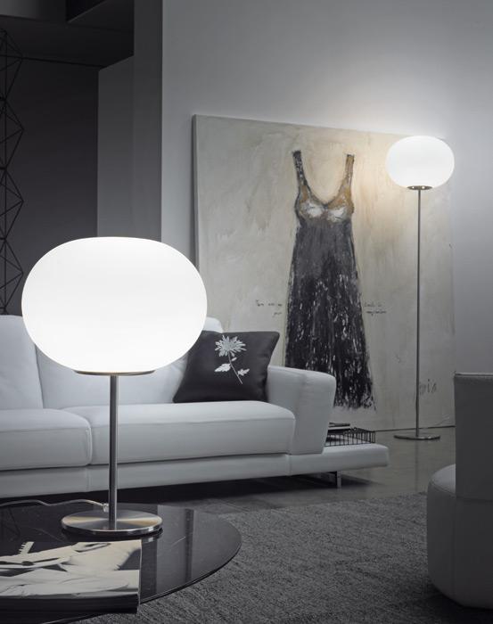 Blown glass table lamp | Lucciola Lt 30 P by Vistosi