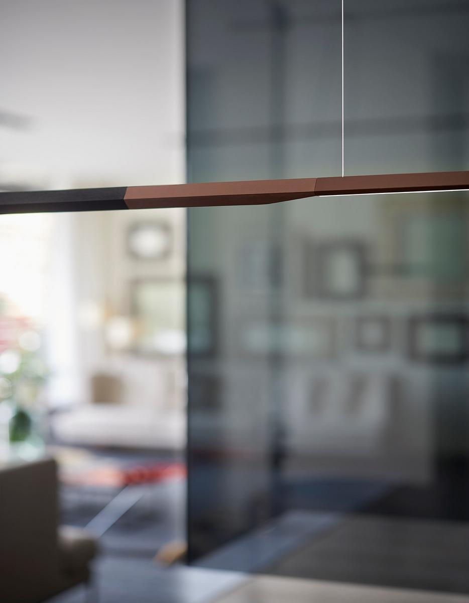 LED metal pendant lamp | Ilo by Oluce