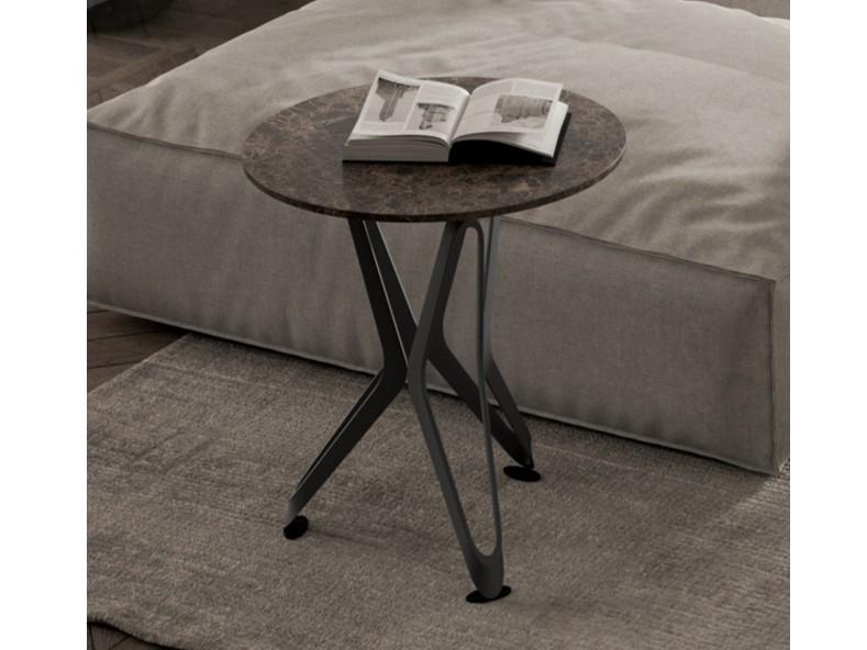 Marble-effect ceramic coffee table | Dna Xs by Ozzio Italia