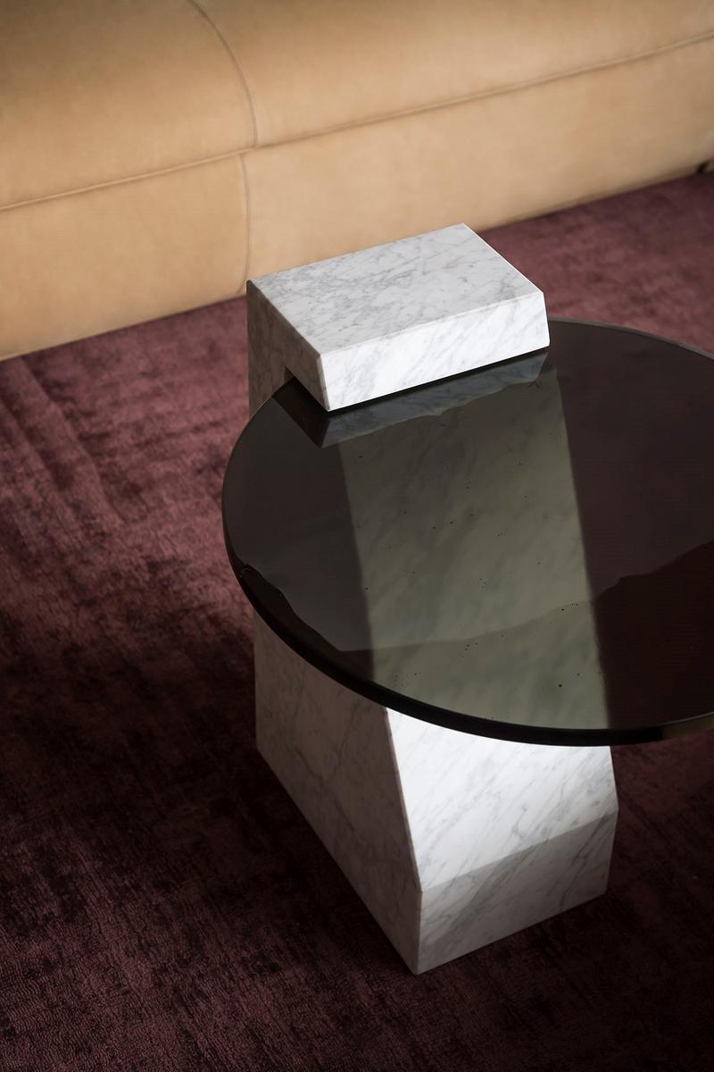 Round side table | Verre Particulier by Baxter