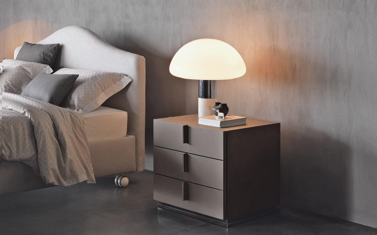 Bedside table with drawers | Ari by Flou