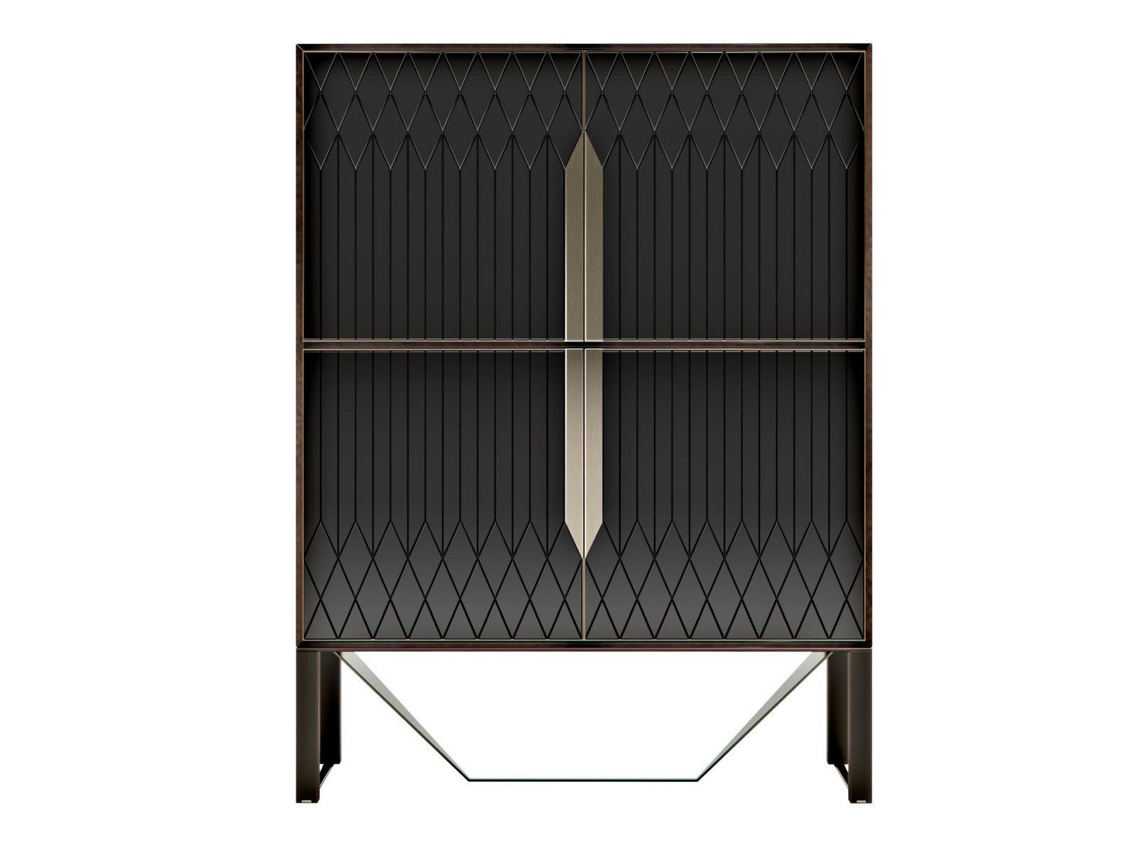 Wooden highboard with doors | Prisma by Capital Collection