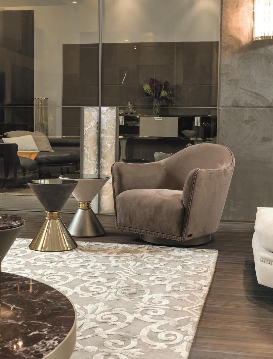 Fabric armchair | Vivenne by Longhi