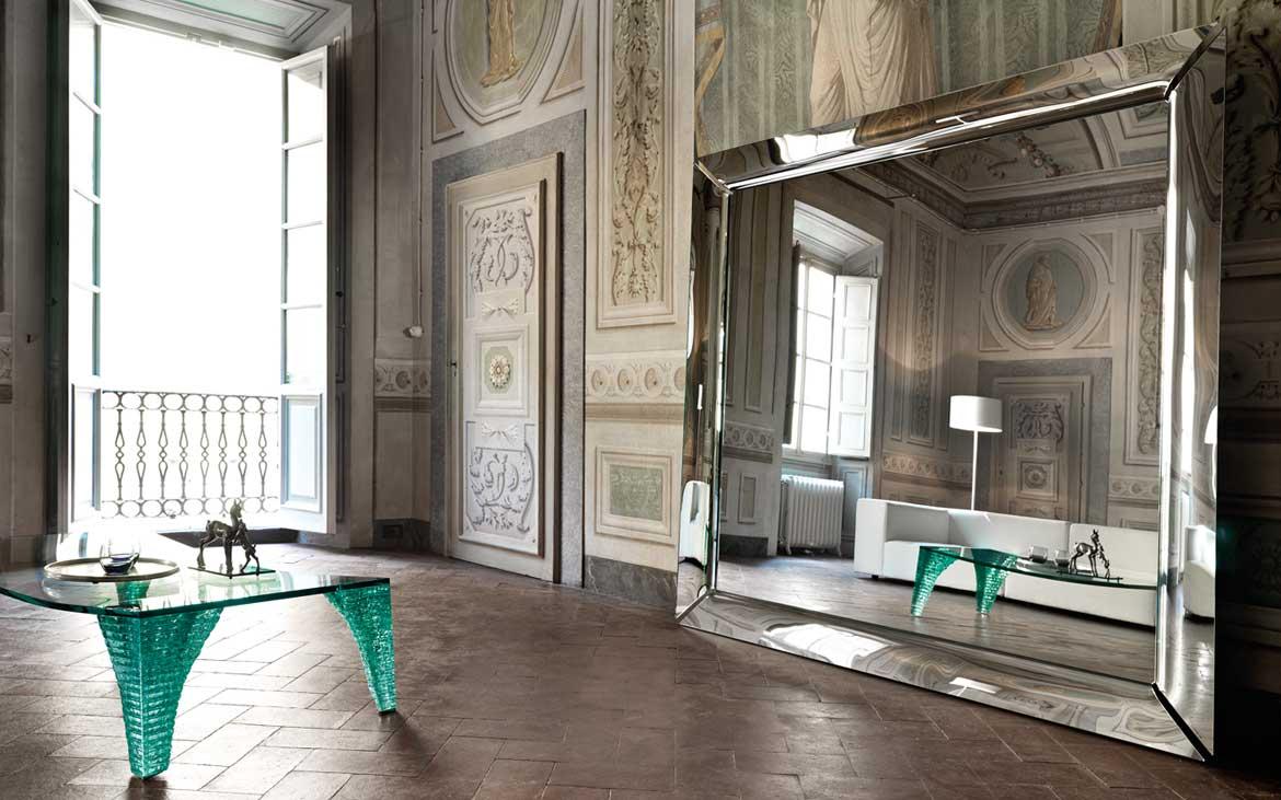 Rectangular mirror | Caadre by Fiam