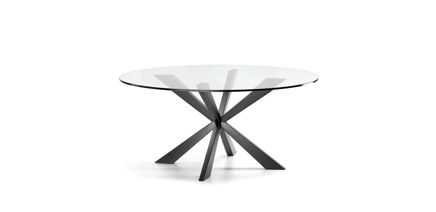 Rectangular tempered glass table | Spyder by Cattelan Italia