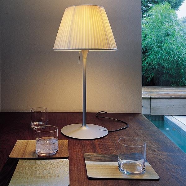 Fabric table lamp | Romeo Soft T1 by Flos