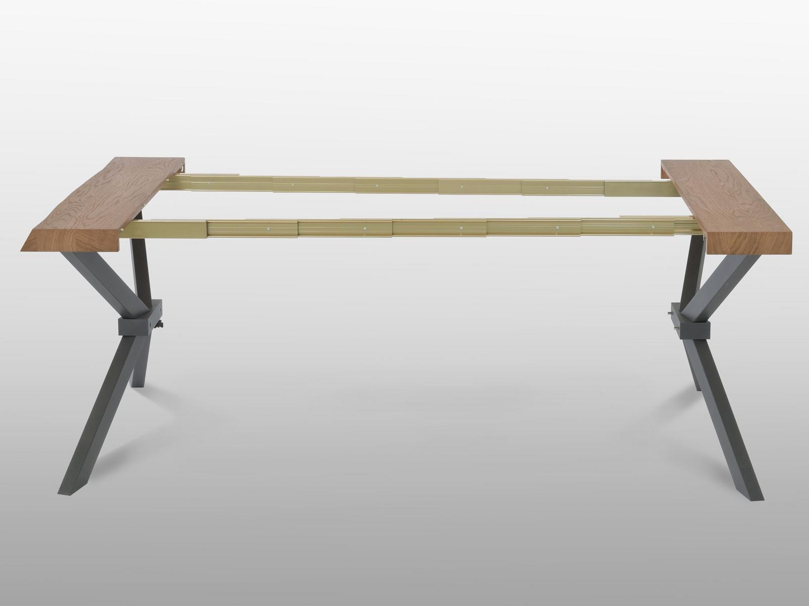 Extending rectangular oak console table | Shangai by Riflessi