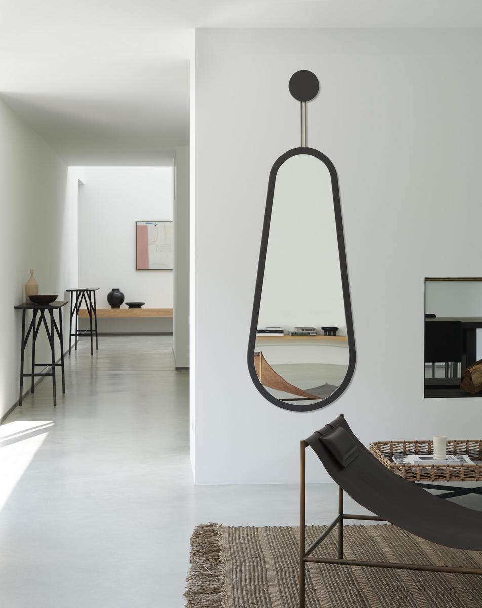 Wall-mounted framed mirror | Stilla by Potocco