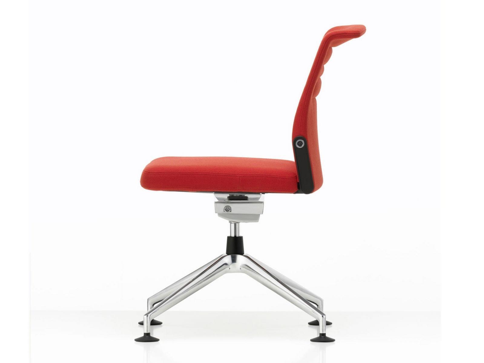 Swivel upholstered fabric office chair with 4-Spoke base | Ac 5 Meet by Vitra