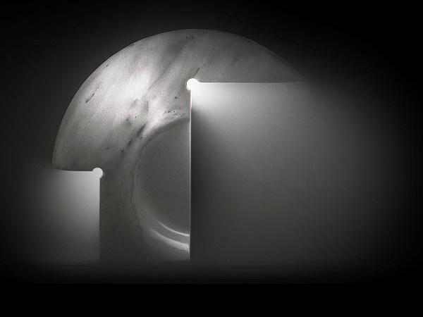 LED Carrara marble table lamp | Biagio by Flos
