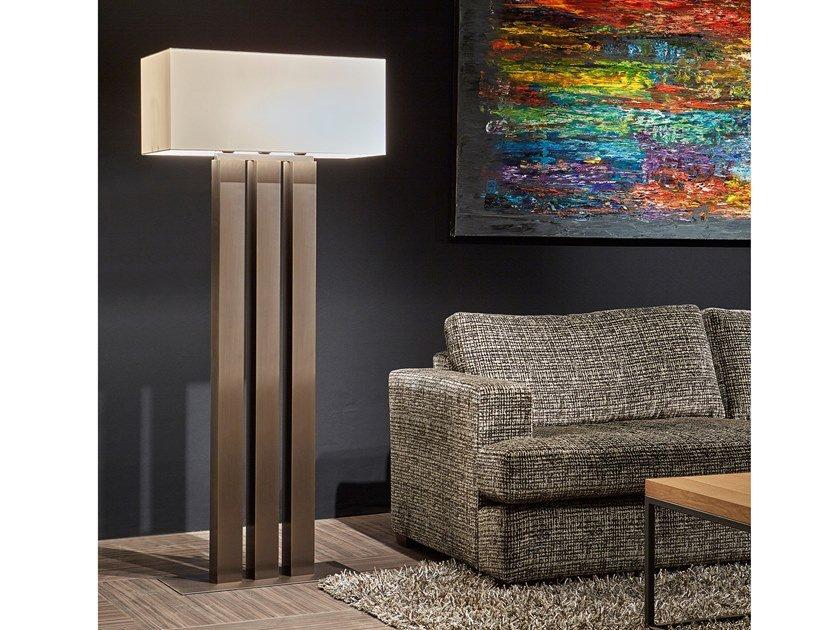 Direct-indirect light metal floor lamp | Waltz Of Vienna F3 by Ilfari