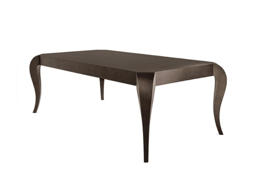 Extending rectangular solid wood dining table | Marilyn by Martini interiors
