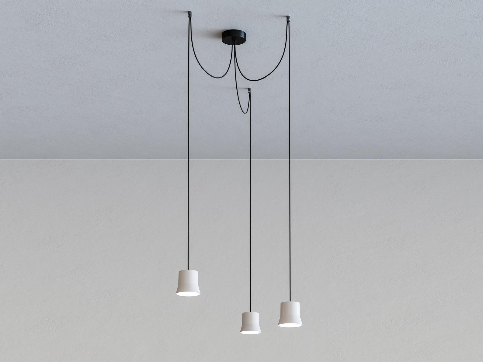 LED direct light aluminium pendant lamp | Giò Light Cluster by Artemide