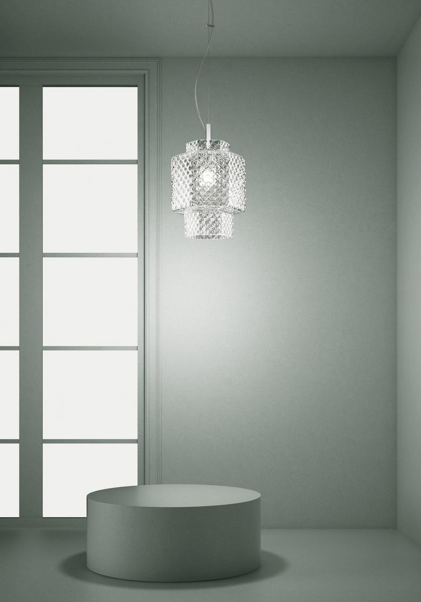 Glass pendant lamp | Casa Blanca by Sylcom