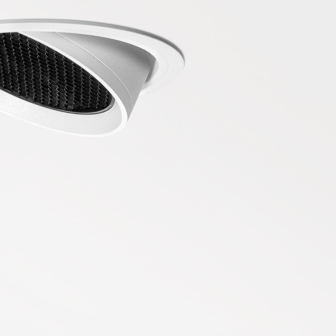 LED adjustable recessed aluminium spotlight | Wellit L by Arkoslight