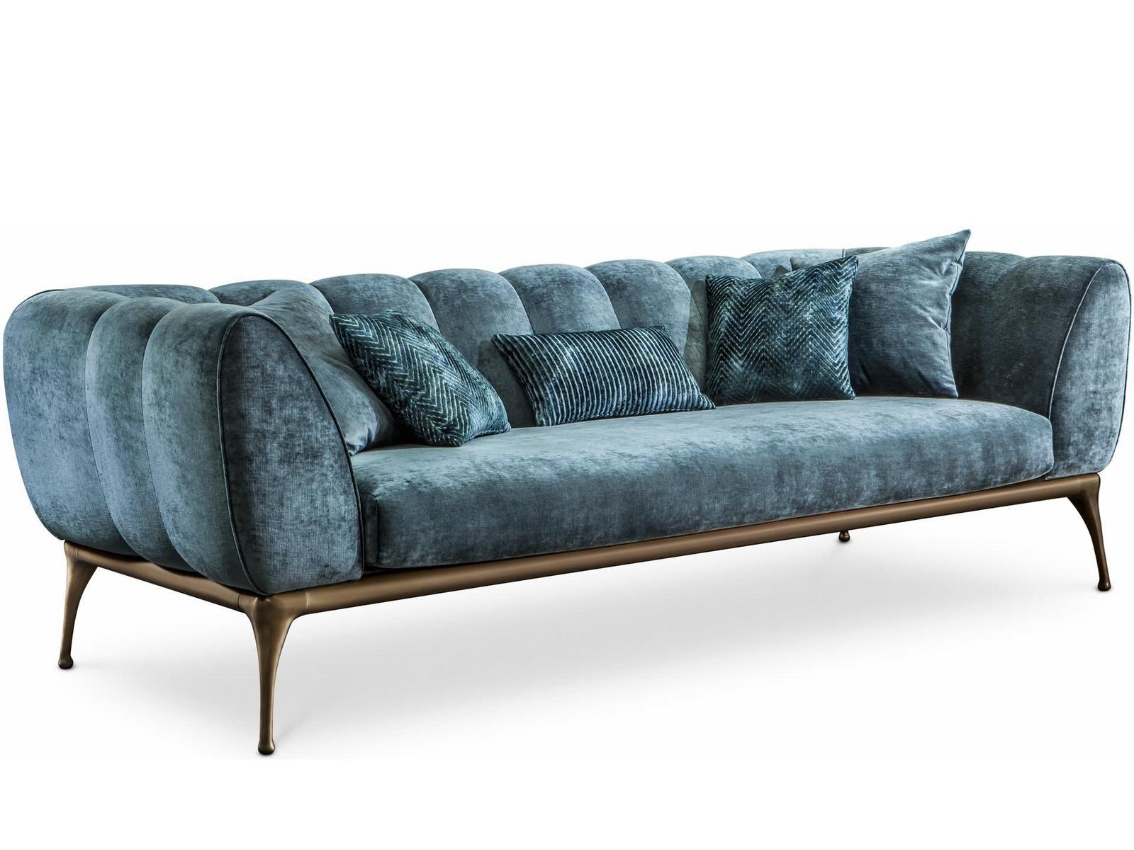 3 seater velvet sofa | Iseo by Cantori