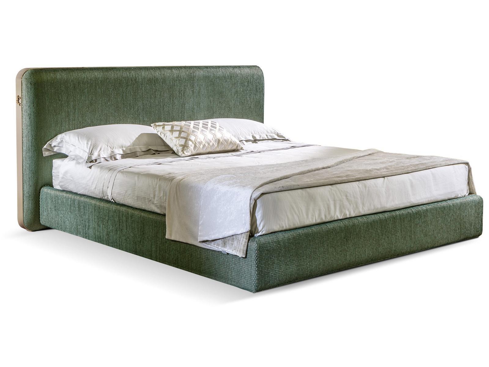 Upholstered fabric double bed | Elvis by Cantori