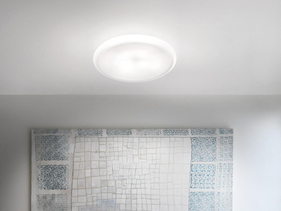 Glass wall lamp / ceiling lamp | Pod Pp by Vistosi