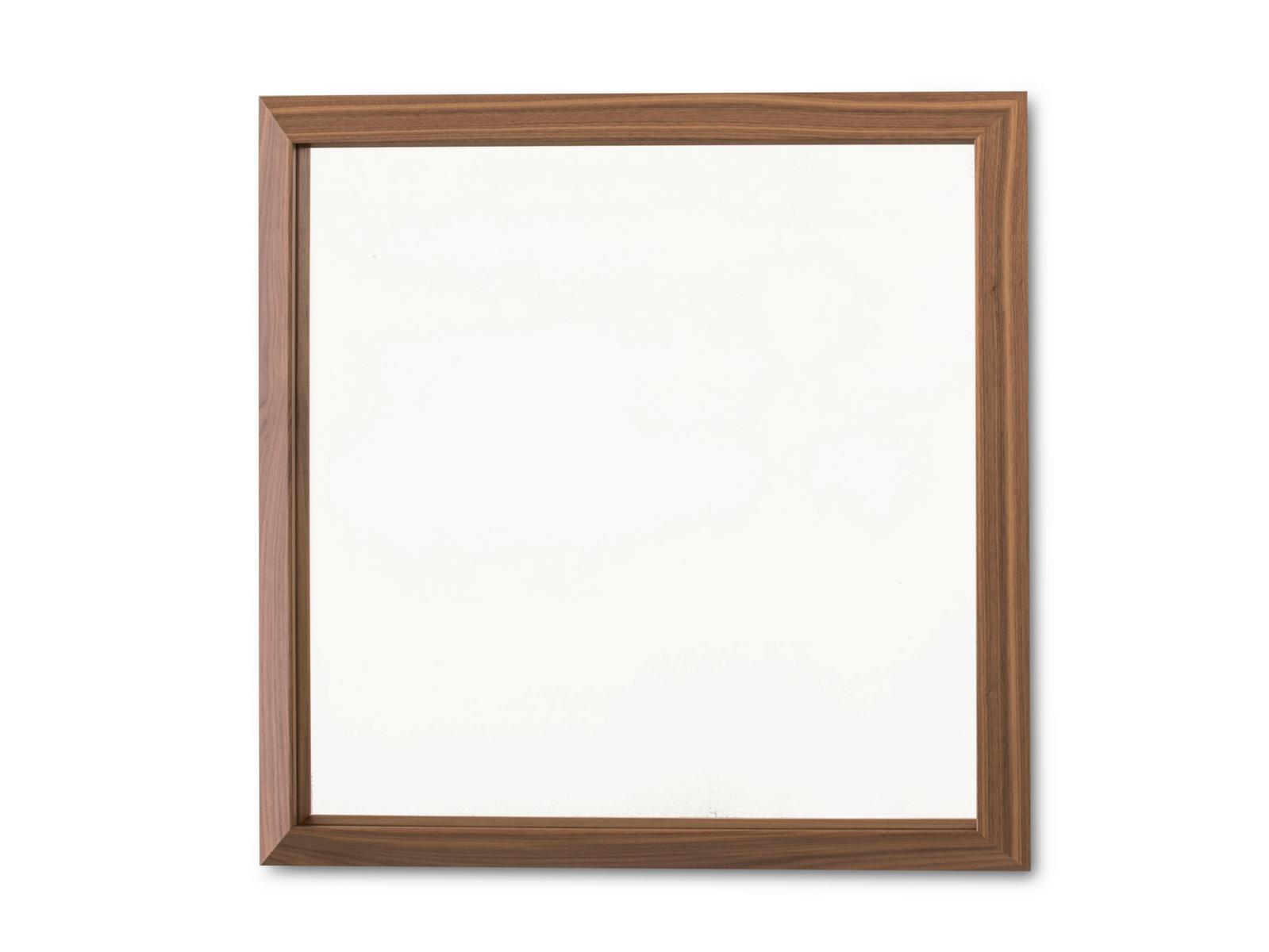 Square wall-mounted framed mirror | Quadro by Riflessi
