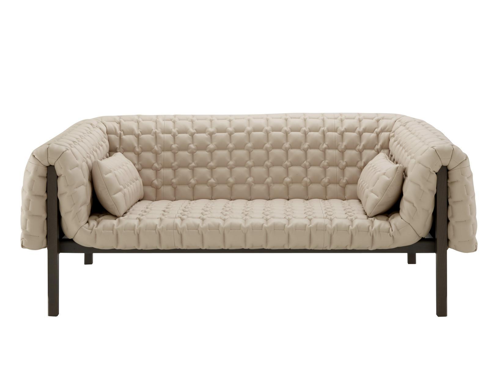 3 seater leather sofa | Ruché by Ligne Roset