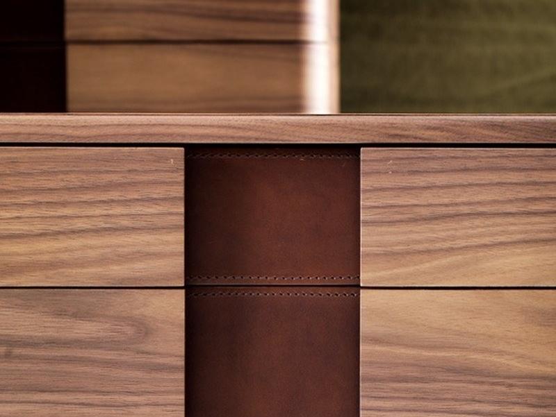 Bedside table with drawers | York by Grilli