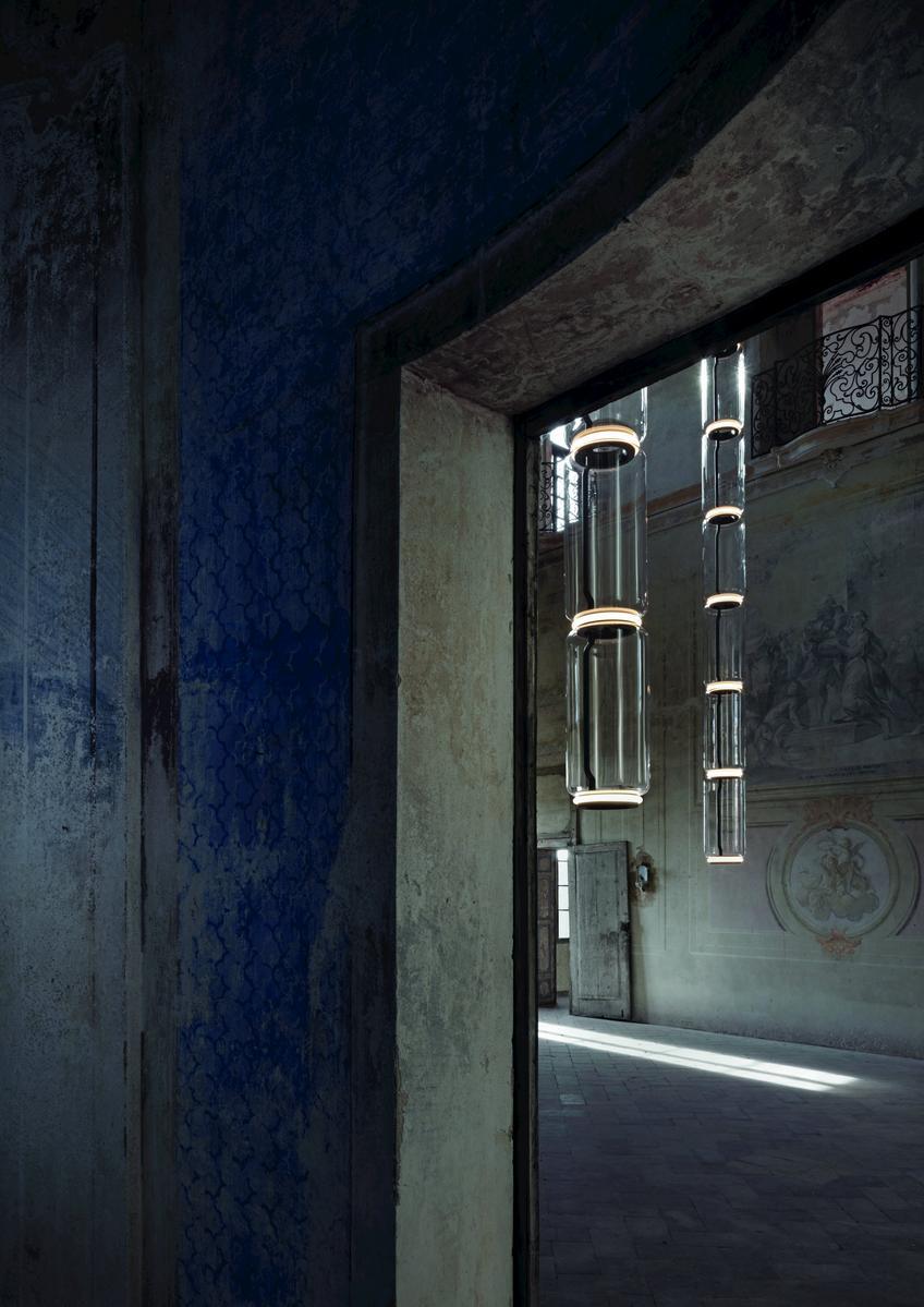 Direct light Blown crystal pendant lamp | Noctambule by Flos