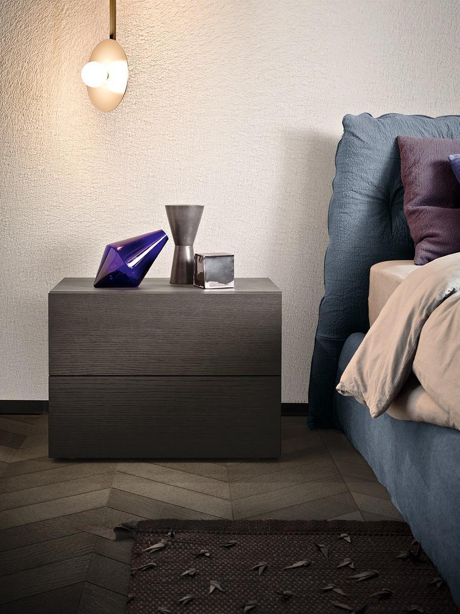 Rectangular wooden bedside table | Spazio by Pianca