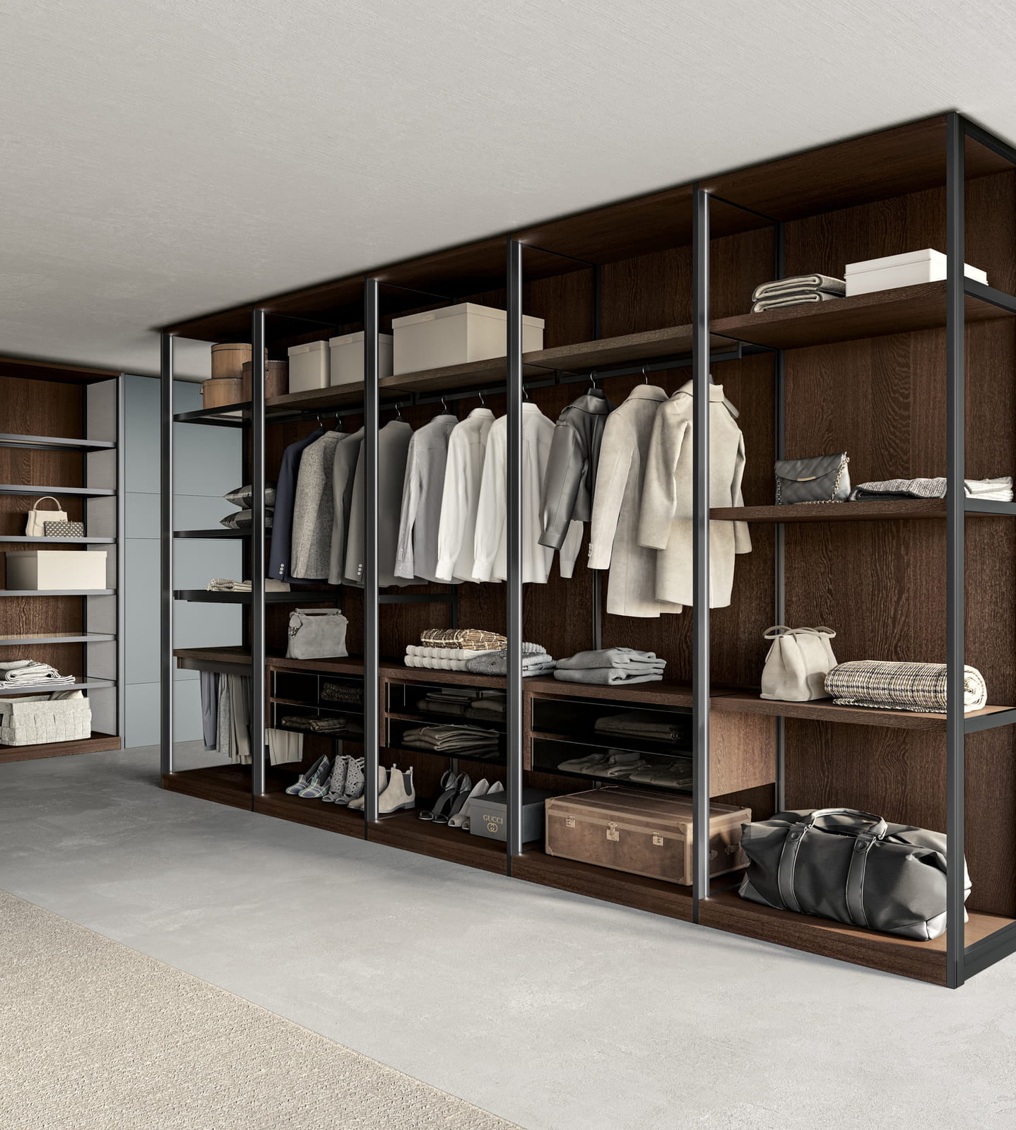 Modular melamine closet | Scena by Dall'Agnese