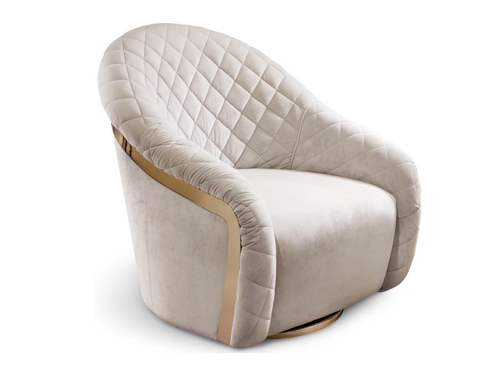 Velvet armchair with armrests | Portofino by Cantori