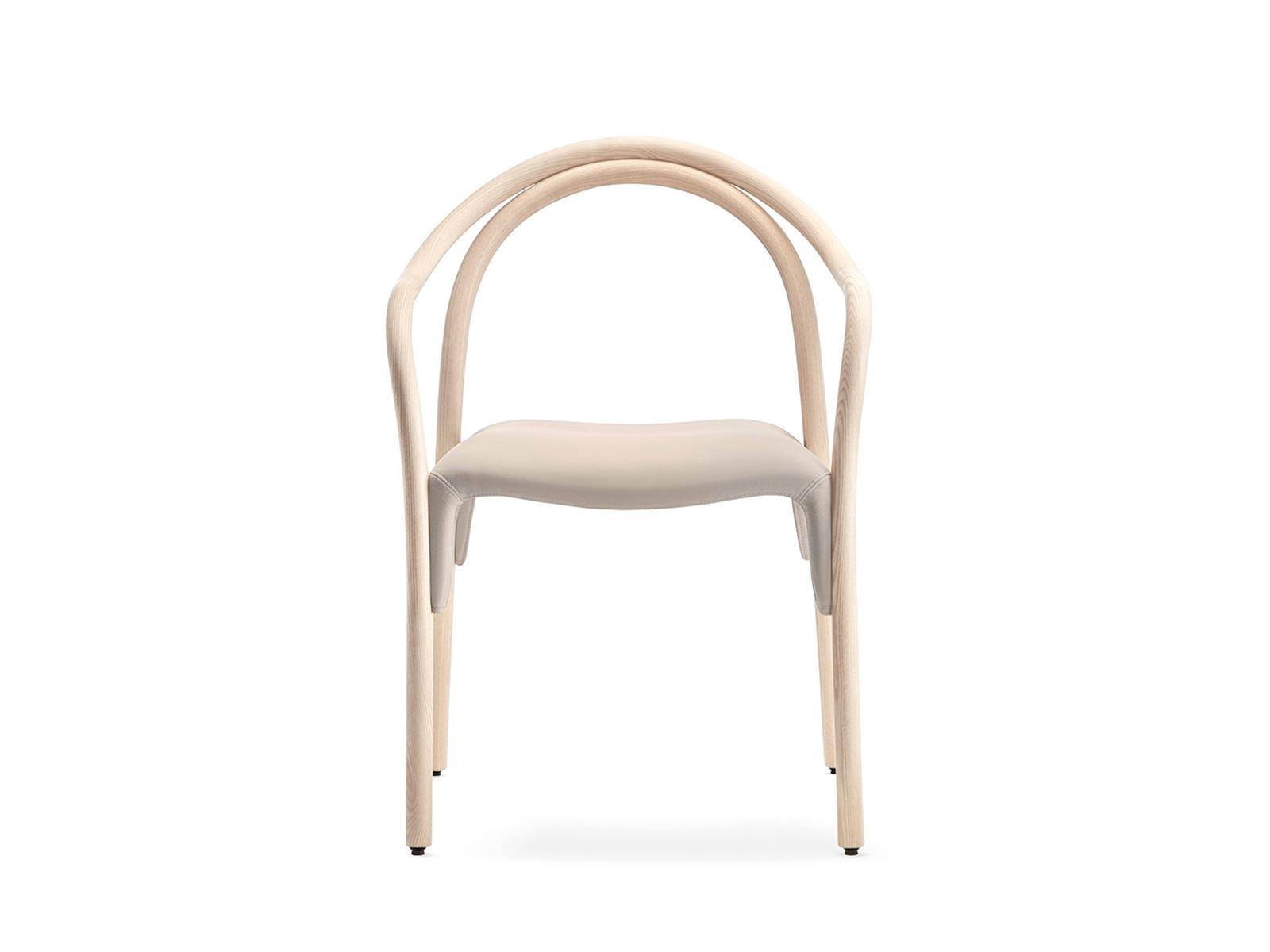 Ash chair with integrated cushion | Soul Soft 3747 by Pedrali