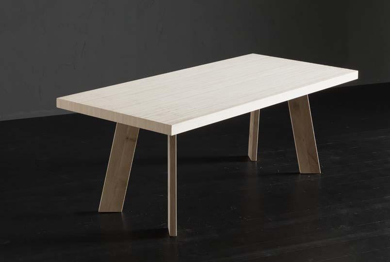 Rectangular wooden dining table | Nizza + Street by Altacorte