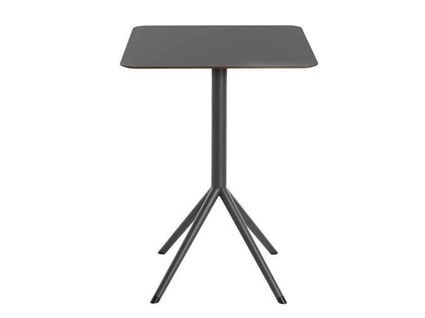 Square drop-leaf high table | Otx by Potocco