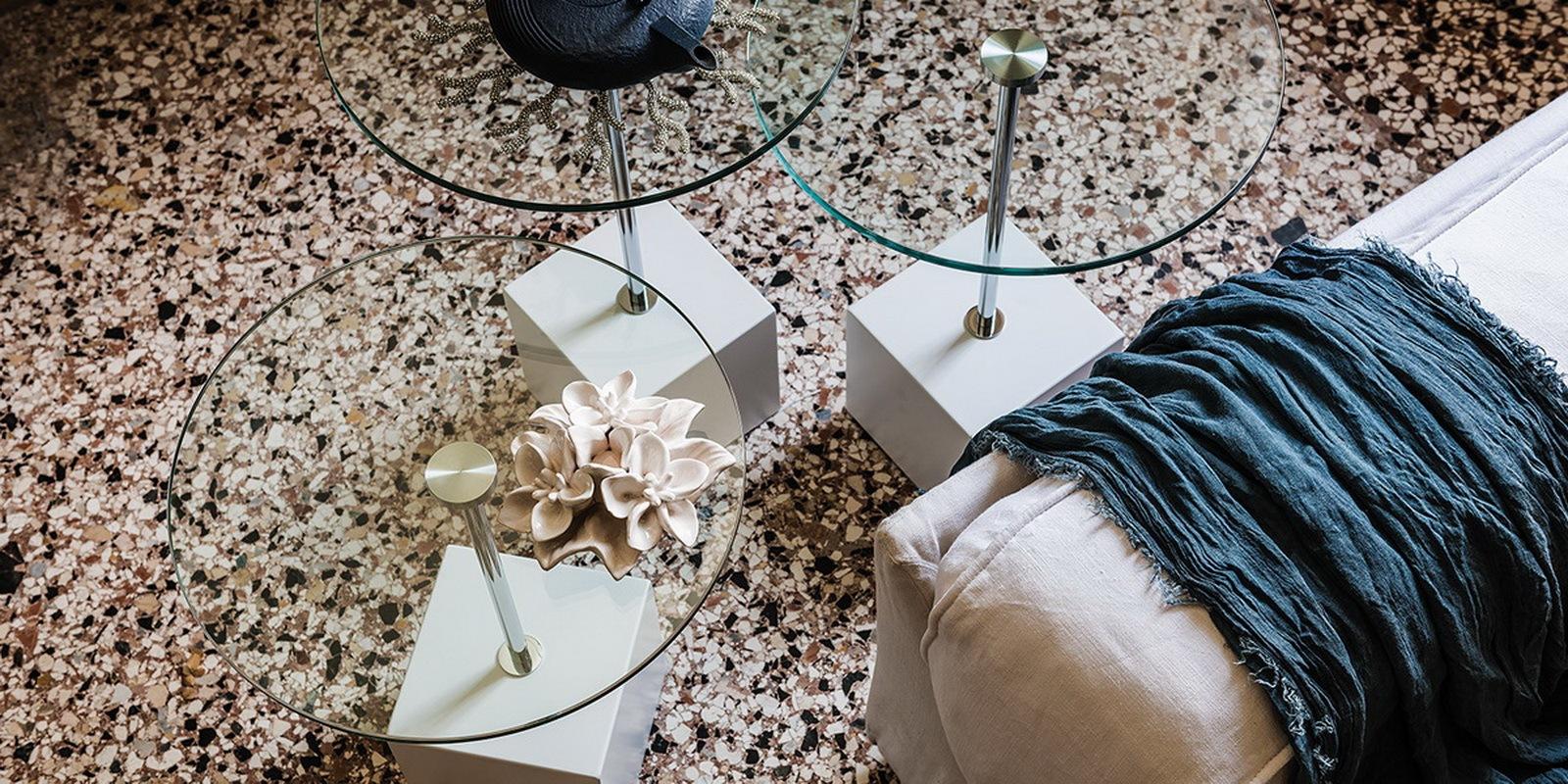 Round glass coffee table | Axo by Cattelan Italia