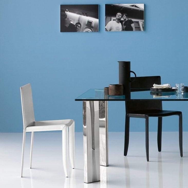 Leather chair | Piuma by Cattelan Italia