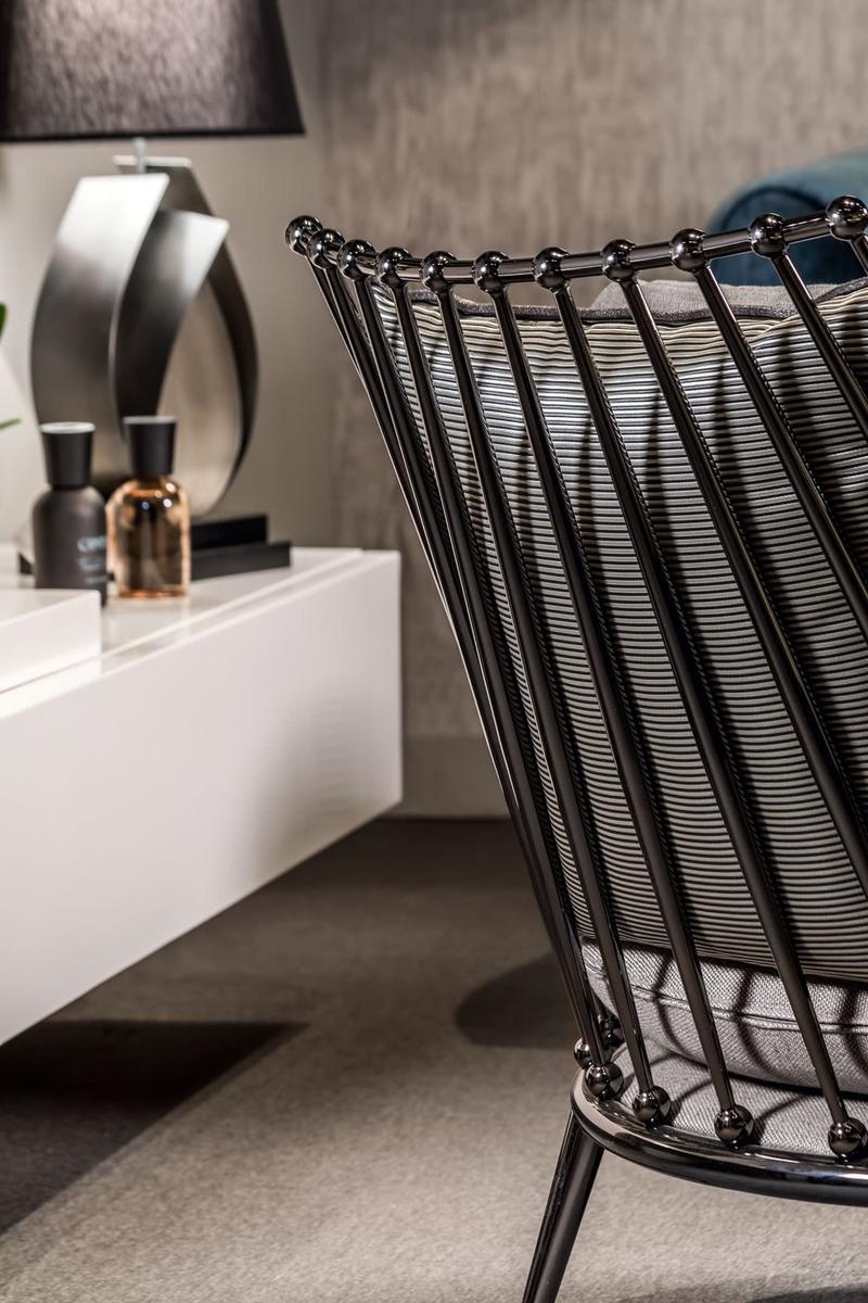 Metal armchair | Aurora by Cantori