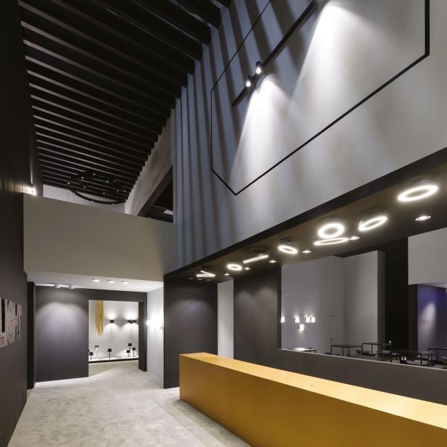 LED swivel adjustable ceiling lamp | Super-oh Xs Pivot by Delta light