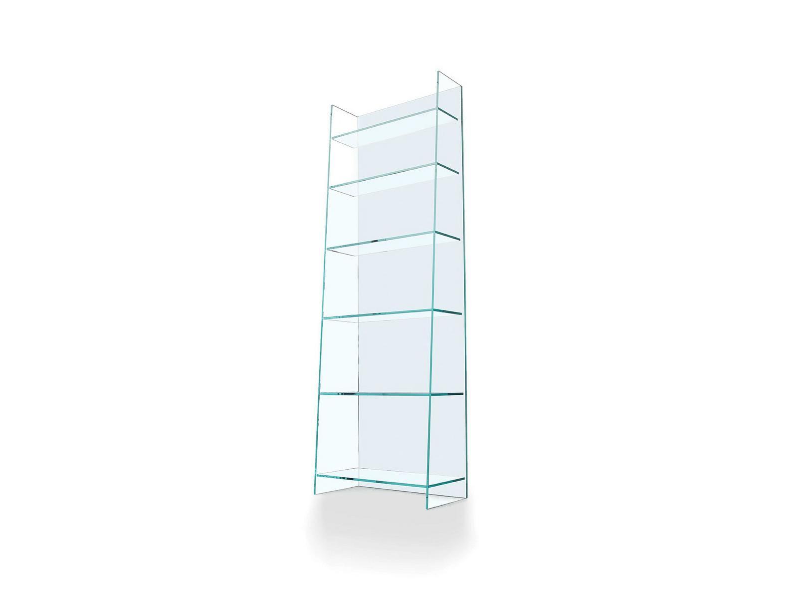 Freestanding glass bookcase | Olympia by Sovet