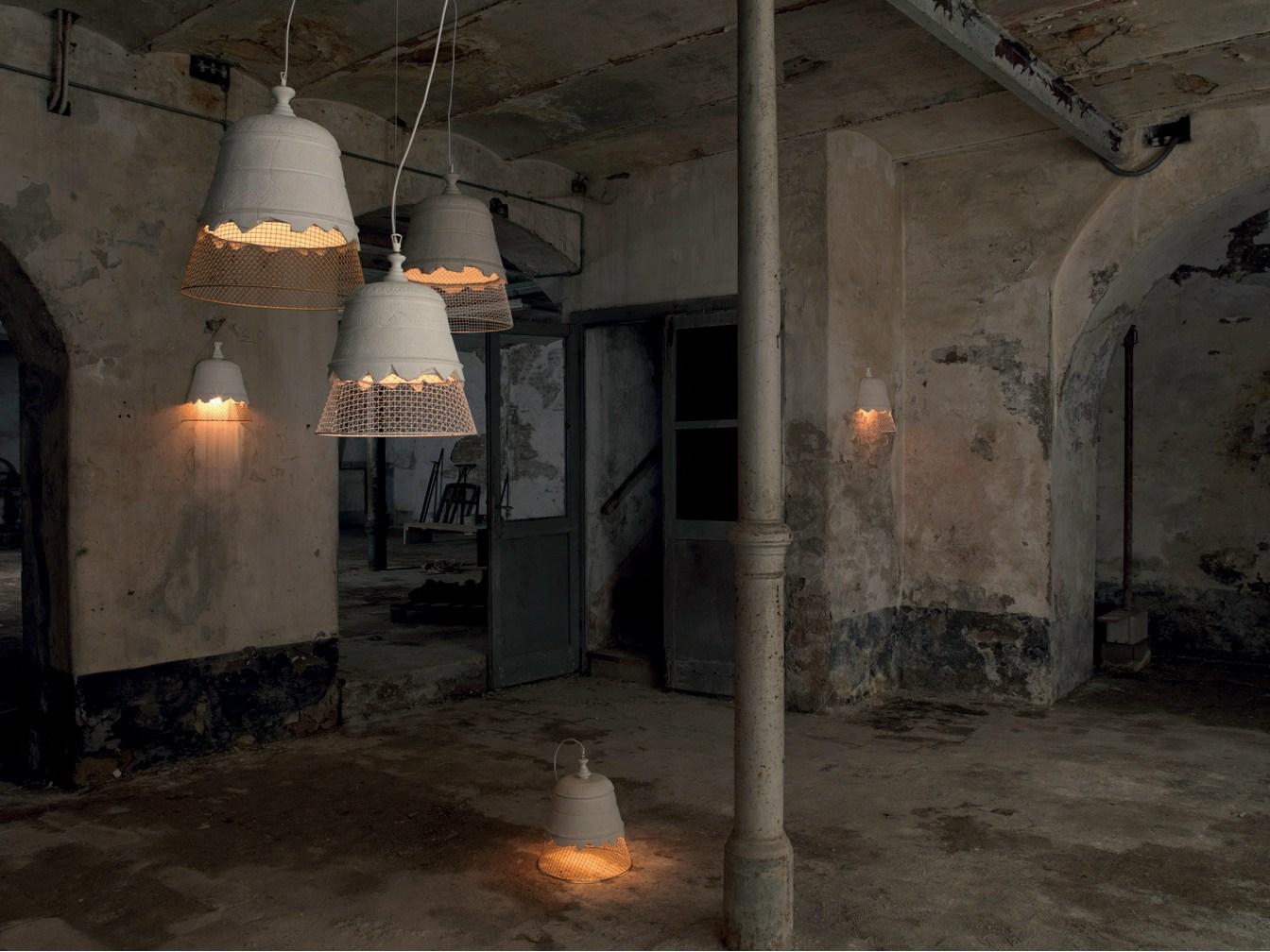 Plaster pendant lamp | Domenica by Karman