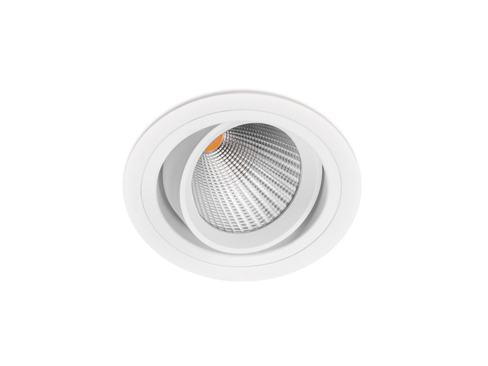 LED adjustable recessed aluminium spotlight | Wellit S by Arkoslight
