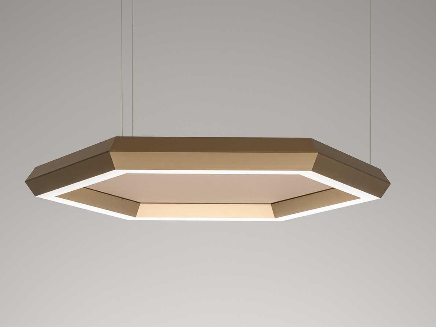 Sound absorbing LED pendant lamp | Exagon Silence by Olev