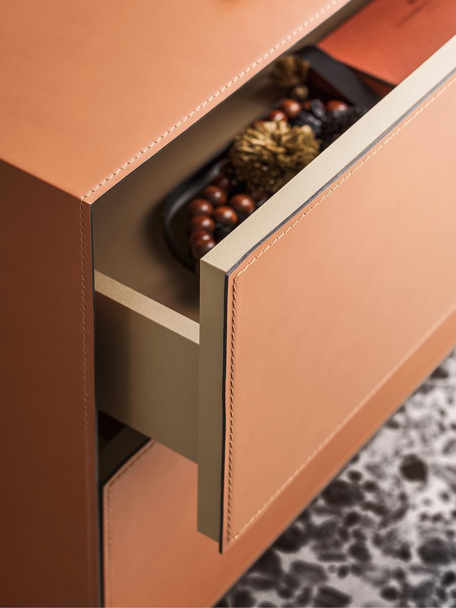 Rectangular wooden bedside table | Norma by Pianca