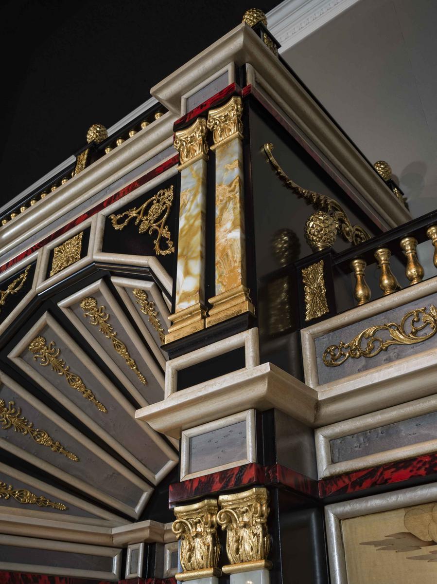 Wooden highboard with doors with drawers | Stipo 5835 by Ezio Bellotti