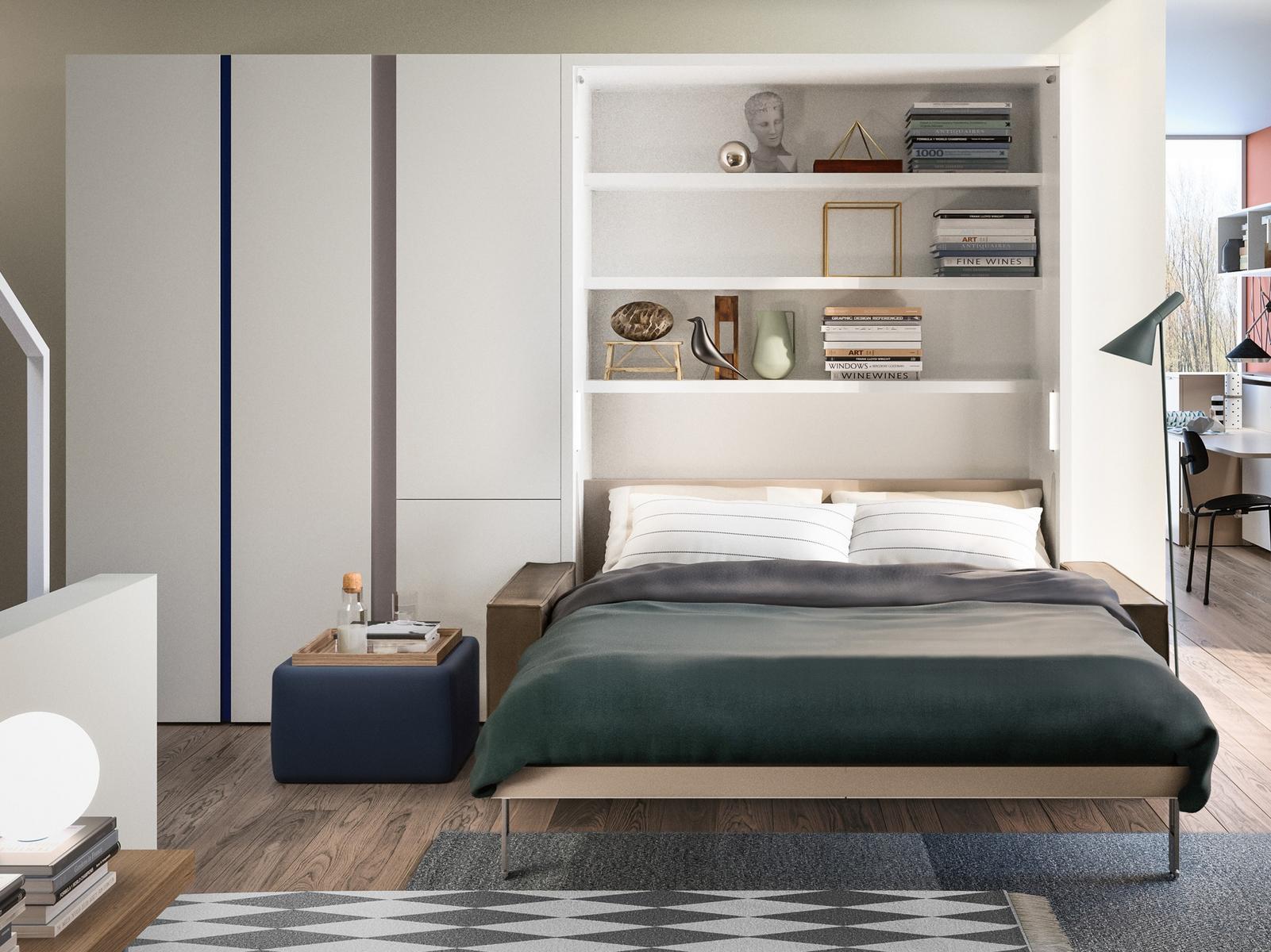 Convertible 2 seater fabric sofa | Penelope 2 Sofa by CLEI