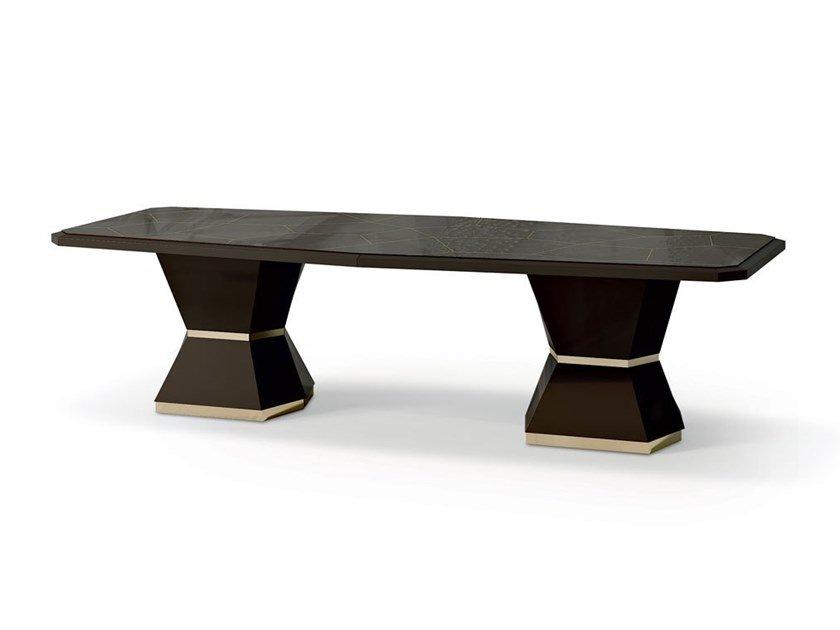 Rectangular wooden table | 7553 by Carpanese home