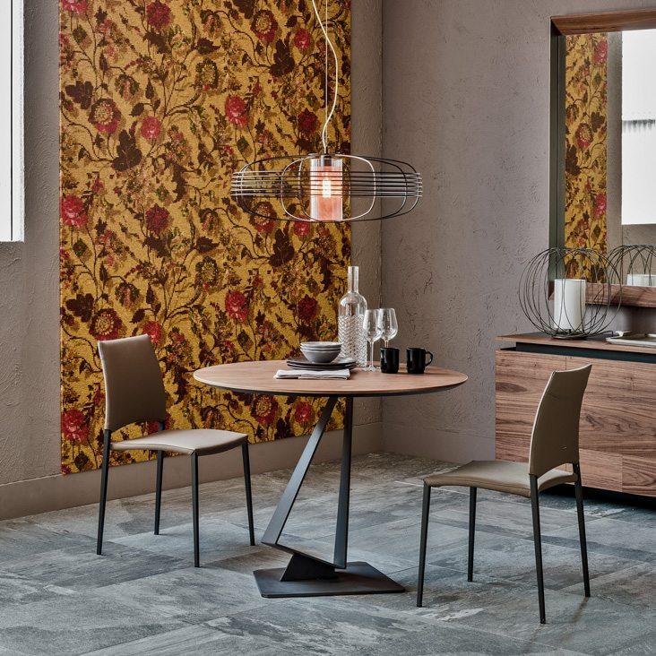 Round metal table | Roger by Cattelan Italia