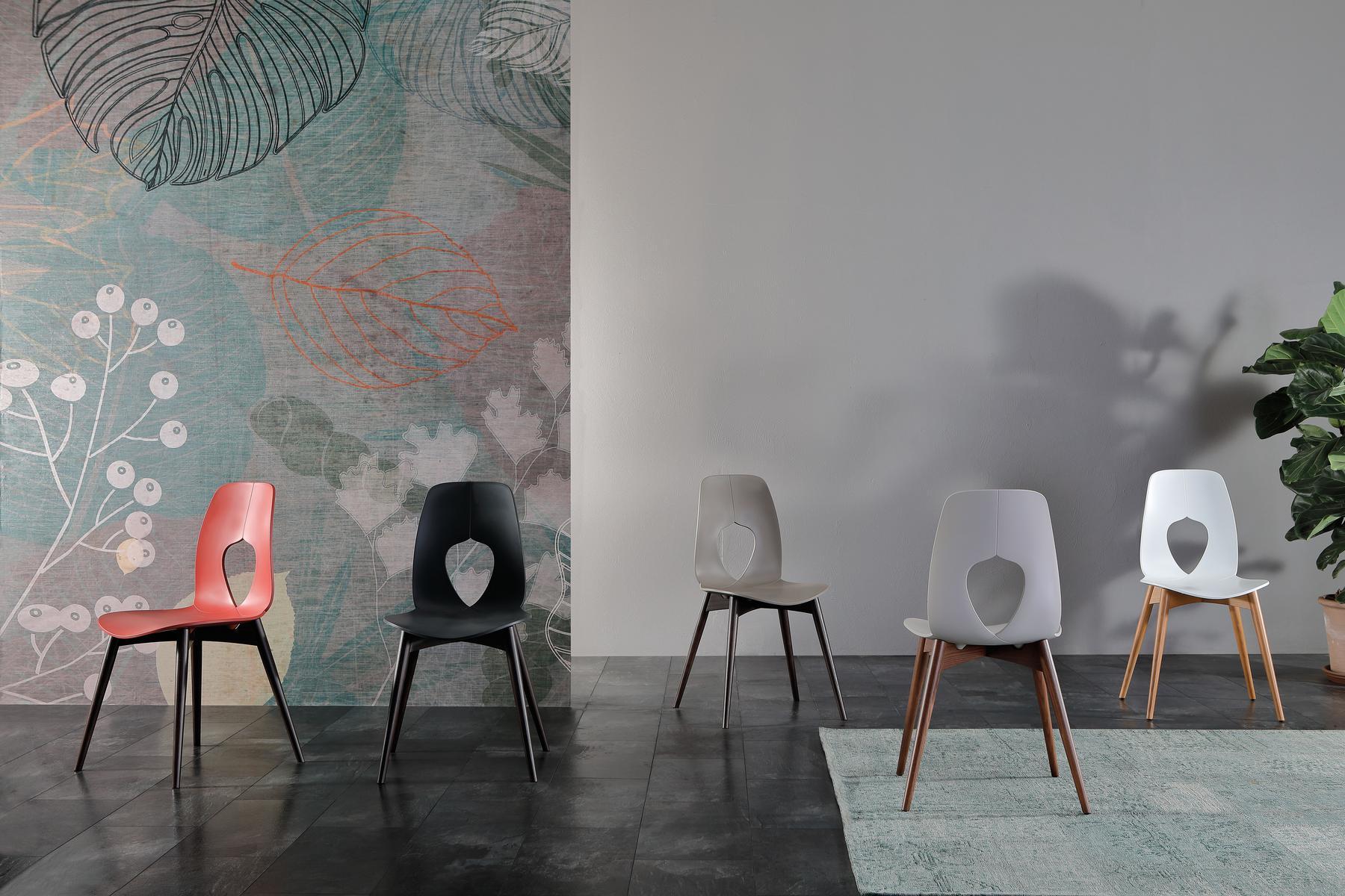 Polypropylene chair | Hole Wood by Tonin Casa