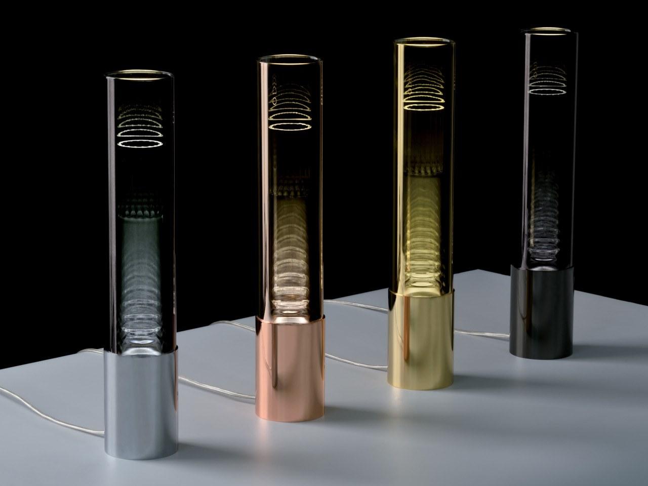 LED Borosilicate glass table lamp | Fairy T C by Leucos