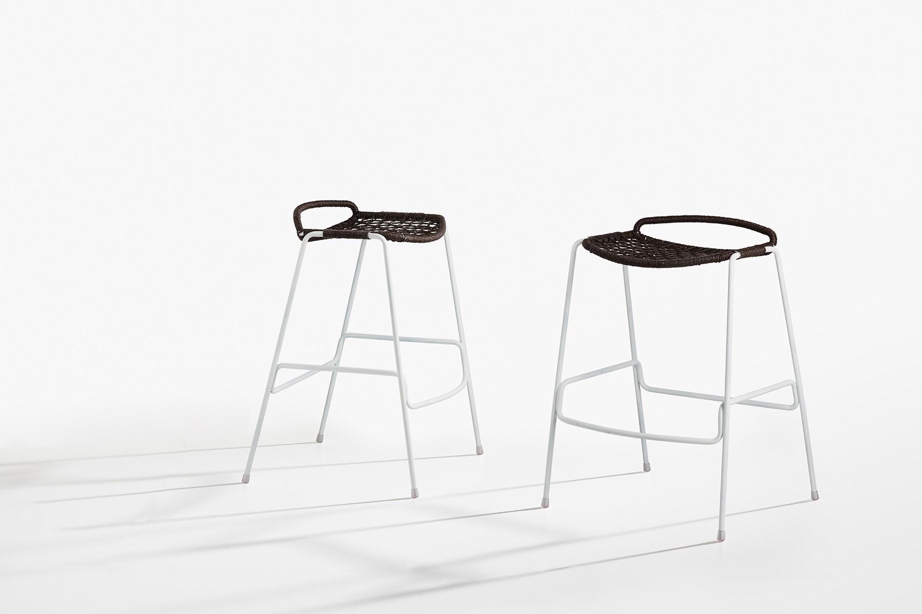 Stool with footrest | Egao by Potocco