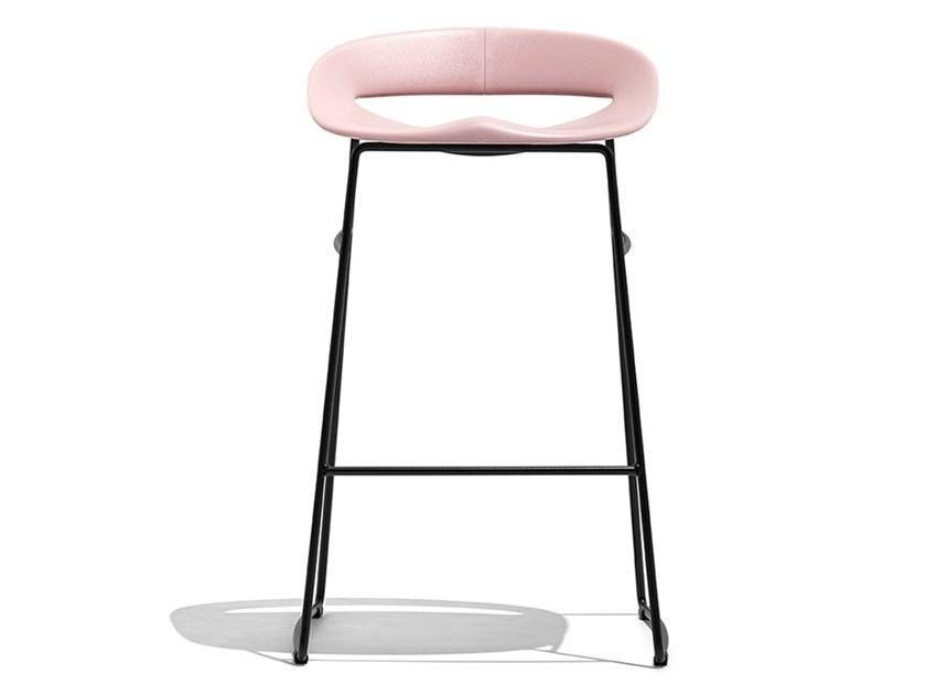 High sled base polypropylene stool | Cosmopolitan by Connubia