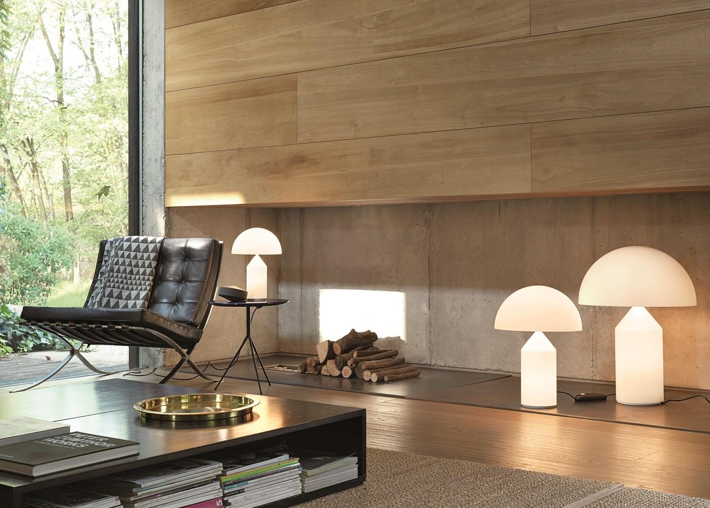 Murano glass table lamp | Atollo Glass by Oluce